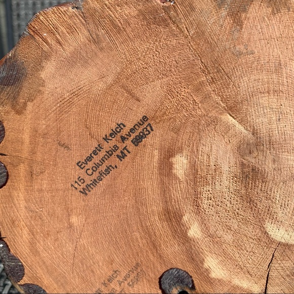 Vintage 70s wooden art from Whitefish, MT. With a wee koala on top :) - Picture 5 of 5